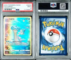 2023 POKEMON SWSH FA/LAPRAS CROWN ZENITH #GG05 PSA 9 - Image 3