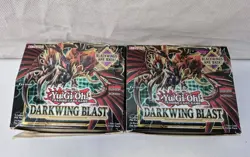 2x Yu-Gi-Oh! Trading Card Game Box Darkwing Blast Eng 1st Edt Approx 400+ N3 - Image 3