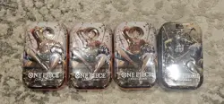 One Piece Monkey.D.Luffy X3 Sabo X 1 Tin Pack Vol.2 Sealed - Image 1