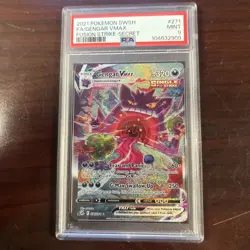 Pokemon TCG PSA 9 Gengar VMAX Secret Rare Alt Art 271/264 Fusion Strike - Image 1