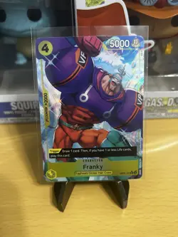 FRANKY - One Piece TCG OP07-107 - AA Alt Art Rare R - 500 Years in the Future - Image 1