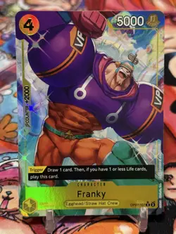 FRANKY - One Piece TCG OP07-107 - AA Alt Art Rare R - 500 Years in the Future - Image 1