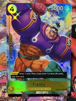 FRANKY - One Piece TCG OP07-107 - AA Alt Art Rare R - 500 Years in the Future - Image 1