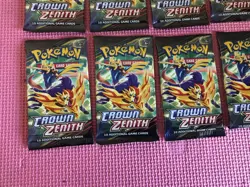 Lot of 18 Pokemon TCG Crown Zenith Booster Pack Factory SEALED PACKS! - Image 2