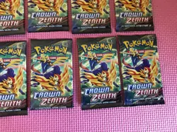 Lot of 18 Pokemon TCG Crown Zenith Booster Pack Factory SEALED PACKS! - Image 3