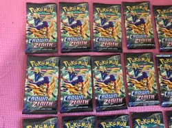 Lot of 18 Pokemon TCG Crown Zenith Booster Pack Factory SEALED PACKS! - Image 5
