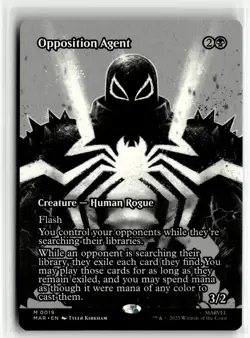 Opposition Agent 0019 Borderless Spider Man MTG Magic The Gathering Card NM - Image 1