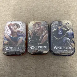 Bandai Namco One Piece Card Game Tin Pack Set Vol.2 (set of 3 - Image 1