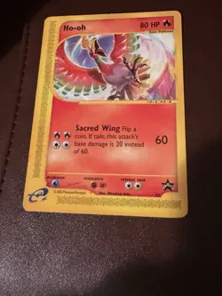 Pokemon TCG “Ho-Oh “ Black Star Promo Card WOTC promo rare POKEMON Card - Image 2