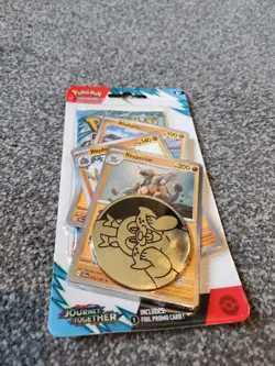 Pokemon Journey Together Checklane Blister Pack Rhyperior Triple Promo New - Image 1