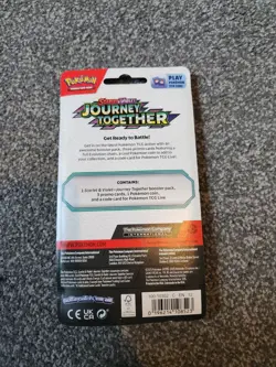 Pokemon Journey Together Checklane Blister Pack Rhyperior Triple Promo New - Image 2