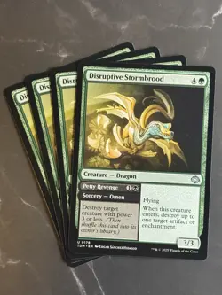 4x Disruptive Stormbrood #0178 U [Tarkir: Dragonstorm] NF LP/NM - Image 1