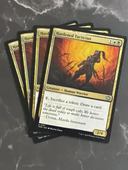 4x Hardened Tactician #0191 U [Tarkir: Dragonstorm] NF LP/NM - Image 1