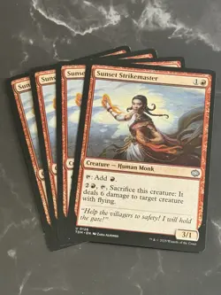 4x Sunset Strikemaster #0126 U [Tarkir: Dragonstorm] NF LP/NM - Image 1