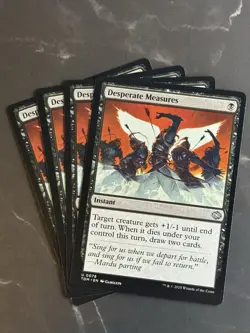4x Desperate Measures #0078 U [Tarkir: Dragonstorm] NF LP/NM - Image 1