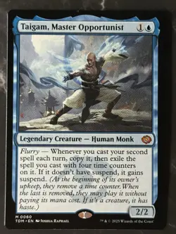 Taigam, Master Opportunist #0060 M [Tarkir: Dragonstorm] Non-Foil LP/NM - Image 1