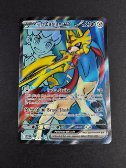 Pokemon TCG Hop's Zacian EX Full Art Journey Together English Card 176/159 - Image 1