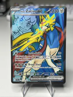 Pokemon TCG Journey Together Hop's Zacian EX Full Art Card 176/159 - Image 1