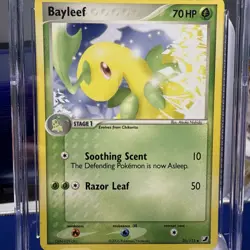 CGC 10 GEM MINT Bayleef #35/115 Pokemon EX Unseen Forces - Image 4