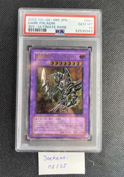 Yugioh PSA 10 Dark Paladin 303-051 Ultimate Rare JP - Image 1