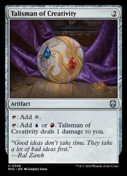 Talisman of Creativity 308 NM Modern Horizons 3 Commander MTG - Image 1