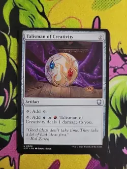 Talisman of Creativity NM Commander: Modern Horizons 3 0308 MTG Regular - Image 1