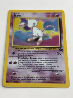 Mew 09/53 Wotc Black Star Promo Holo Rare Pokemon LP - Image 5