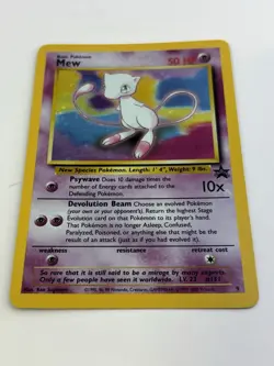 Mew 09/53 Wotc Black Star Promo Holo Rare Pokemon LP - Image 5