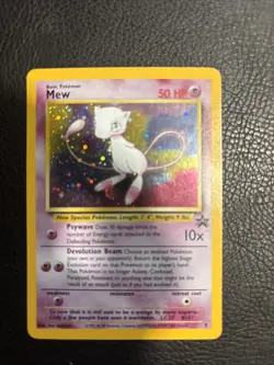 Mew 09/53 Wotc Black Star Promo Holo Rare Pokemon LP/mp - Image 1
