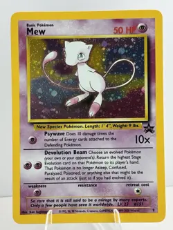 Mew 09/53 Wotc Black Star Promo Holo Rare Pokemon LP *READ* - Image 1
