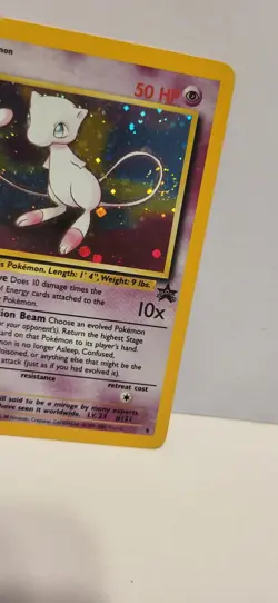 Mew 09/53 Wotc Black Star Promo Holo Rare Pokemon LP - Image 2