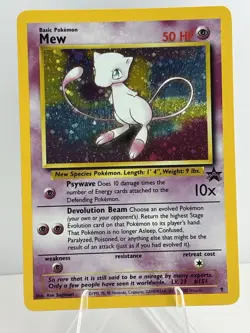 Mew 09/53 Wotc Black Star Promo Holo Rare Pokemon LP - Image 1