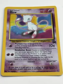 Mew 09/53 Wotc Black Star Promo Holo Rare Pokemon LP - Image 5