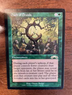 MTG Oath of Druids - Exodus LP - Image 1