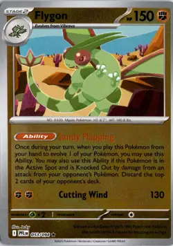 Flygon - 053/094 Reverse Holo ME02: Phantasmal Flames Pokemon Card TCG - Image 1