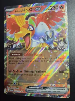 Pokemon TCG Ethan's Ho-Oh ex 039/182 Destined Rivals Holo Double Rare Fire NM - Image 1