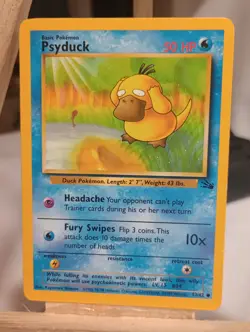 Psyduck 53/62 | 1999 Pokemon Fossil #53 - Image 2