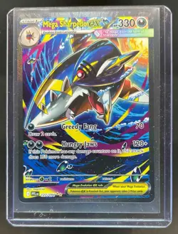2025 Pokemon Mega Sharpedo ex Special Illustration Rare #127/094 - Image 1