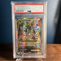 Pokemon Card - M Charizard EX 101/108 XY Evolutions Full Art - PSA 9 - Image 1