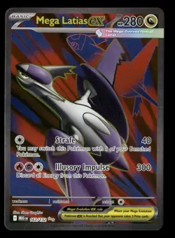 Mega Latias ex - 163/132 - Ultra Rare - Mega Evolutions - Pokemon Card - NM/M - Image 1