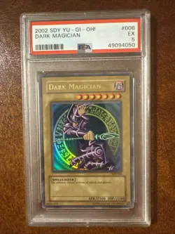 2002 Yu-Gi-Oh! SDY #006 Dark Magician PSA 5 EX - Image 2