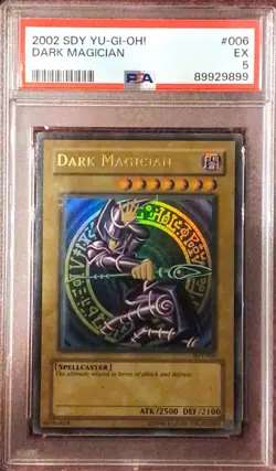 2002 Yu-Gi-Oh! SDY #006 Dark Magician PSA 5 EX - Image 1