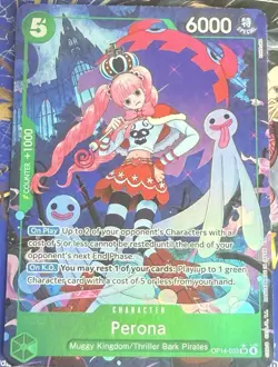 Perona OP14-033 SR (Alternate Card) Character Card One Piece TCG - Image 1