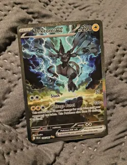 Pokemon Zekrom 166/086 Sv: Black Bolt Special Illustration Rare EX Holo Card - Image 1