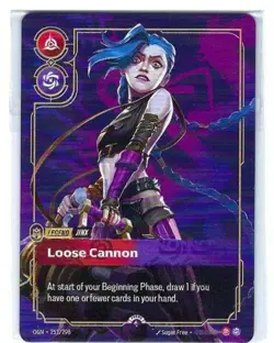 Riftbound Jinx Loose Cannon (Metal) NM Foil - Image 1