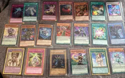 Lot 20 Yu-Gi-Oh 1st Edition 1996-2020 Powerful Magician Hero All Holos Card Set - Image 1