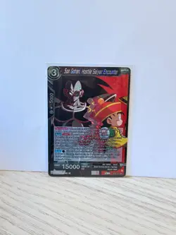 Son Gohan, Hostile Saiyan Encounter BT19-147 SGR Dragon Ball Super Card DBS - Image 1