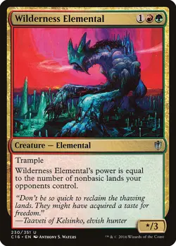 1x Wilderness Elemental - NM - Commander set - SPARROW MAGIC - Image 1