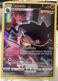 Pokemon TCG Banette Lost Origin Trainer Gallery TG07/TG30 - Image 1