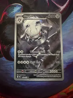 Pokemon TCG Steelix 150/132 Illustration Rare, Mega Evolution, NM/M Condition - Image 1